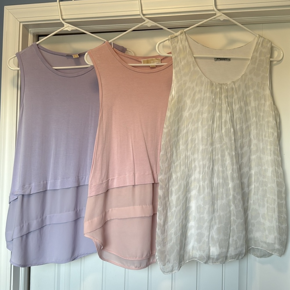 Michael Kors sleeveless top bundle.